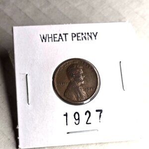 1927 Wheat Cent Rare Coin